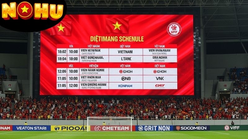 Thông tin chi tiết lịch thi đấu của tuyển Việt Nam