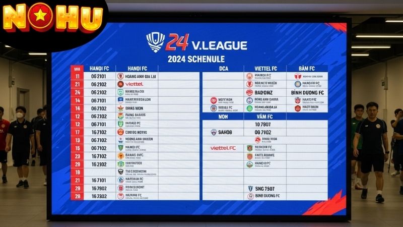 Lịch thi đấu vòng 24 V League hôm nay và tuần này