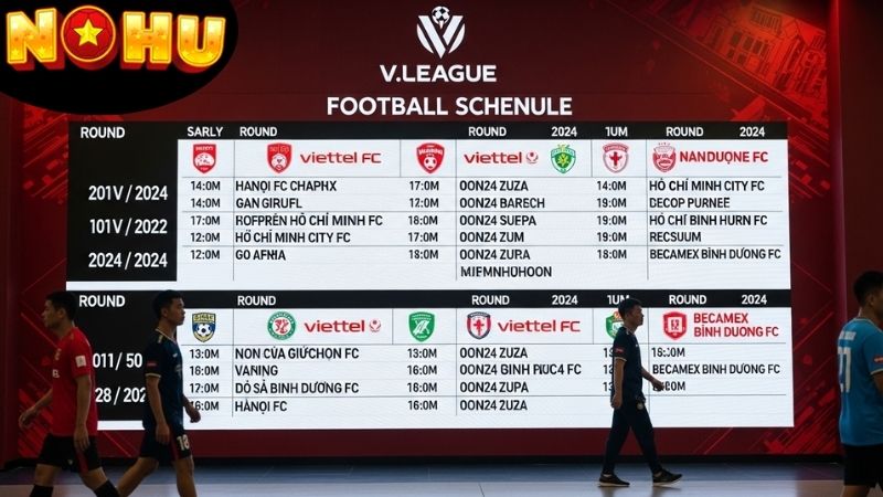Cách theo dõi lịch thi đấu vòng 24 V League